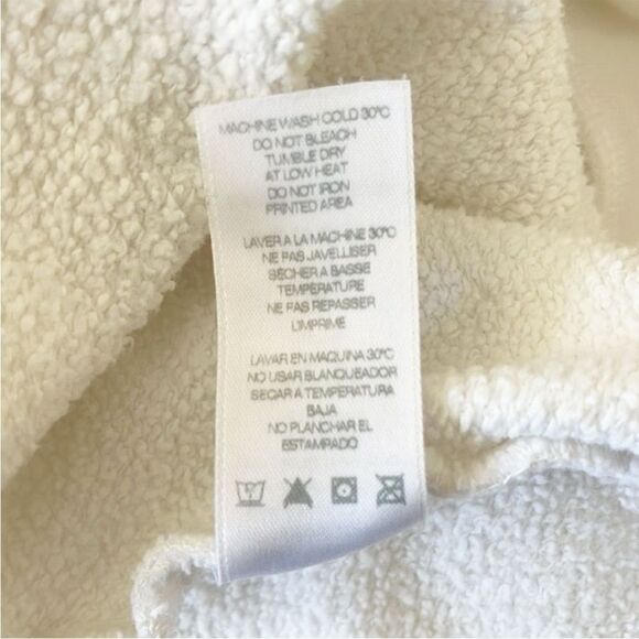 Anthropologie Sundry Semi Cropped Collared Quarter Zip Pullover - Picture 8 of 8